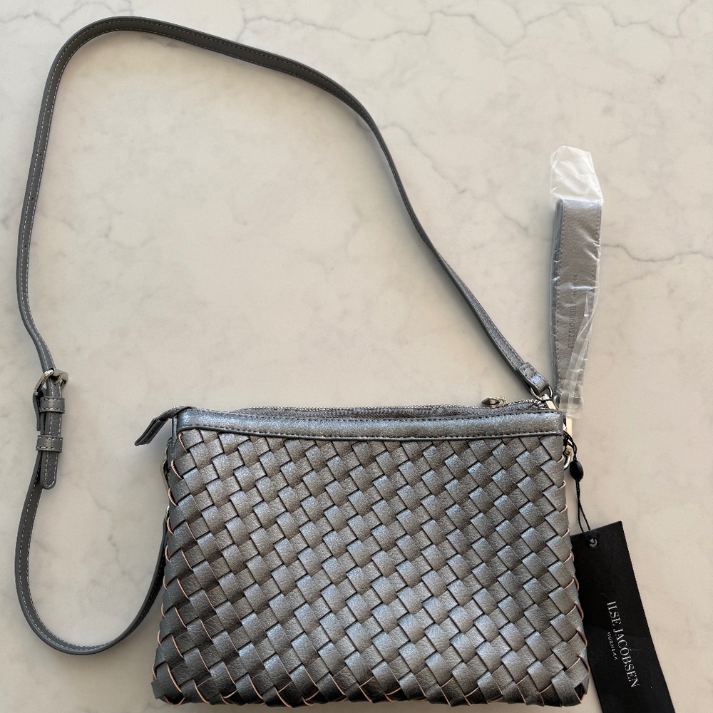 Ilse Jacobsen Woven Crossbody Bag NWT